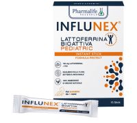 Influnex Lattoferrina Bioattiva Pediatric integratore per il benessere intestinale e immunitario 15 stick