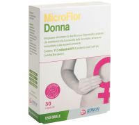 Microflor Donna integratore di probiotici per il benessere femminile 30 capsule