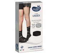 Sauber Linea Unisex 13-17mmHg calza corta unisex filato q-skin 70 denari colore nero taglia xl