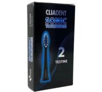 Cliadent Sonic testina di ricambio per spazzolino elettrico 2 pezzi