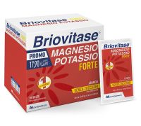Briovitase Magnesio Potassio Forte integratore di sali minerali gusto arancia 30 bustine 