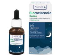 Biomelatonin integratore per ridurre il tempo di addormentamento e alleviare gli effetti del jet lag gocce orali 50ml