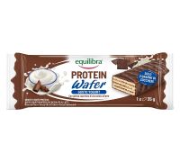 Equilibra Protein Wafer gusto yogurt con golosa copertura di cioccolato a latte 35 grammi