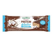 Equilibra Protein Wafer gusto cocco con golosa copertura di cioccolato a latte 35 grammi