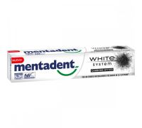 Mentadent White System dentifricio con carbone attivo sbiancante 75ml