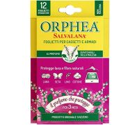 Orphea salvalana anti-tarme foglietti profumati per armadi e cassetti 12 pezzi