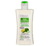 Omia shampoo eco biologico al bergamotto per capelli grassi 200ml