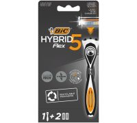 Bic Hybrid Flex 5 rasoio a 5 lame manico + 2 ricariche