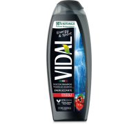 Vidal energy & sport doccia schiuma tonificante 250ml