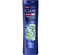 Clear freschezza attiva 3 in 1 shampoo rinfrescante pulizia completa 225ml
