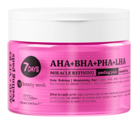 My beauty Week 7 Days aha + bha + pha + lha pad peeling esfolianti 50 pezzi 150ml