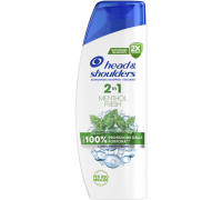 Head & Shoulders 2 in 1 menthol shampoo + balsamo antiforfora 250ml