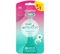 Wilkinson intuition smooth sensitive rasoio donna a 4 lame 4 pezzi