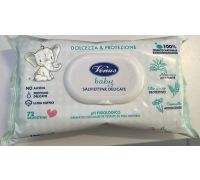 Venus salviettine baby detergenti delicate 72 pezzi