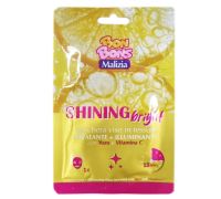 Malizia bon bons maschera viso illuminante 2 pezzi