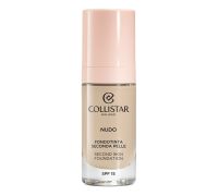 Collistar nudo 3g naturale dorato fondotinta fluido spf 15 seconda pelle 30ml