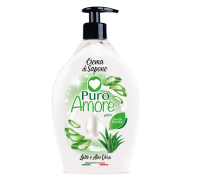 Puro Amore Latte e aloe sapone liquido idratante lenitivo 750ml