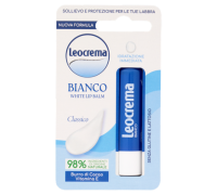 Leocrema bianco balsamo labbra dratante nutriente e protettivo 5,5ml