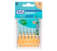 TePe Extra Soft Arancione ISO 1 scovolino con setole extra soft per rimuovere la placca interdentale 6 pezzi