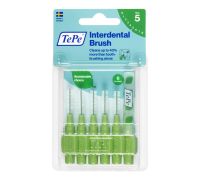 TePe Original Verde ISO 5 scovolino per rimuovere la placca interdentale uso quotidiano 6 pezzi