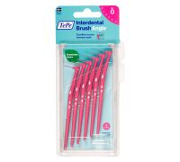 TePe Angle Rosa ISO 0 scovolino angolato per pulire più facilmente i denti posteriori 6 pezzi
