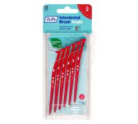 TePe Angle Rosso ISO 2 Scovolino angolato per pulire più facilmente i denti posteriori 6 pezzi