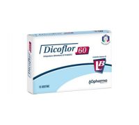 Dicoflor 60 integratore di probiotici 15 bustine | confezione esterna leggermente dannegiata