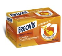 Ergovis vitamina C integratore a rilascio prolungato 60 capsule | confezione esterna macchiata