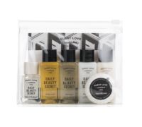 Guest Love Daily Beauty Secret Mini Travel Kit 6 pezzi | senza due minitaglie (mancano crema corpo e saponetta vegetale)