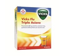 VICKS FLU TRIPLA AZIONE INFLUENZA E RAFFREDDORE 10 BUSTE