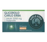 GLICEROLO CARLO ERBA LASSATIVO 18 SUPPOSTE ADULTI