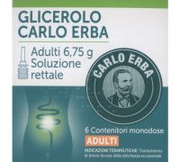 GLICEROLO CARLO ERBA LASSATIVO 6 MICROCLISMI ADULTI