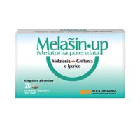 MELASIN•UP Integratore Melatonina+Griffonia e Iperico 20cpr