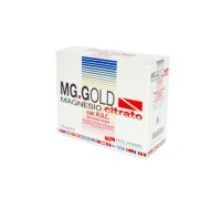 Mg.Gold  integratore per la funzione muscolare e il sistema nervoso  gusto arancia rossa 20 bustine