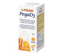 Pegaso PegaD3 integratore per ossa e sistema immunitario gocce orali 20ml