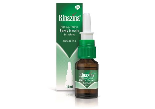 Rinazina Spray Nasale Decongestionante Nafazolina Lavaggio Nasale Rinite Faringite Sinusite 15ml