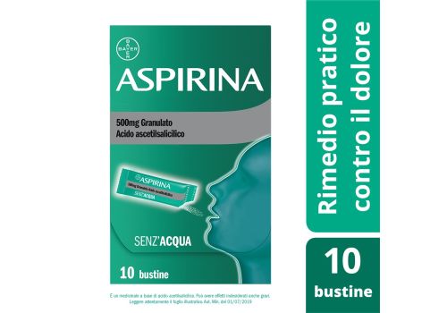 ASPIRINA 500MG ANTINFIAMMATORIO 10 BUSTE