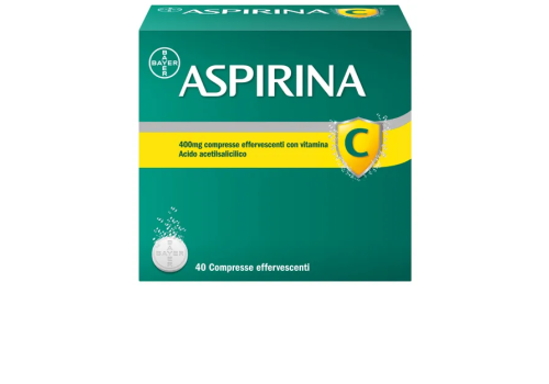 ASPIRINA C 400+240MG ANTINFLUENZALE 40 COMPRESSE EFFERVESCENTI