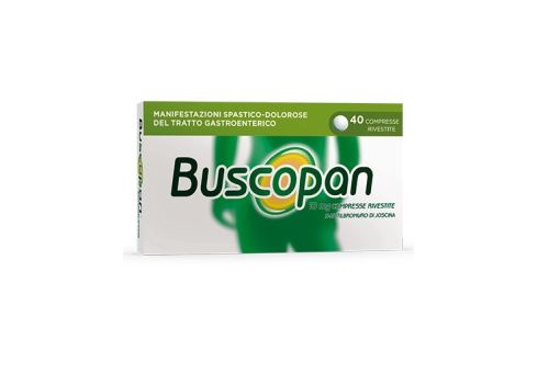 Buscopan 10mg manifestazioni spastico-dolorose del tratto gastroenterico 40 compresse