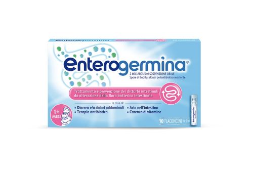 Enterogermina 2 miliardi/5ml fermenti lattici 10 flaconcini 5ml