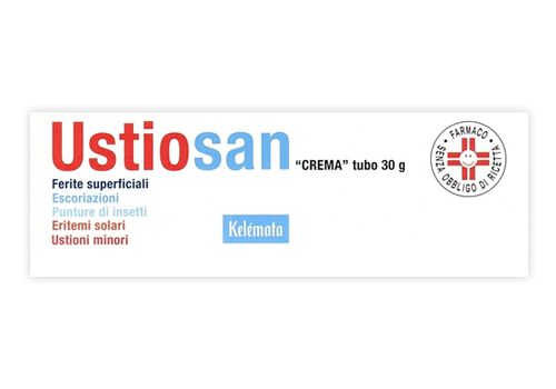 Ustiosan trattamento di ferite punture di insetti eritemi solari e ustioni crema 30 grammi