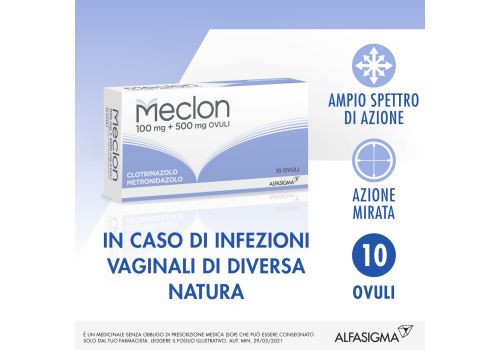 MECLON ANTIMICOTICO 10 OVULI VAGINALI