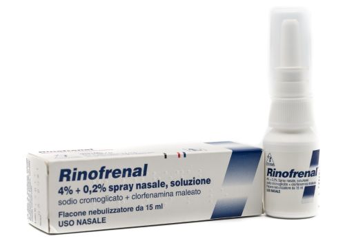 Rinofrenal 4%+0,2% antiallergico spray nasale 15ml