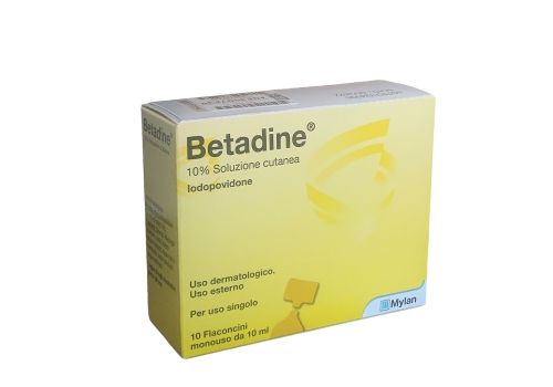 BETADINE SOLUZIONE CUTANEA DISINFETTANTE 10FLX10ML