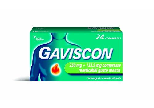 GAVISCON ANTIACIDO 24 COMPRESSE MENTA