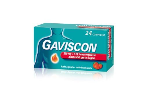 GAVISCON ANTIACIDO 24 COMPRESSE FRAGOLA