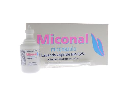 MICONAL MICONAZOLO LAVANDA VAGINALE 0.2% 5FLx150ML