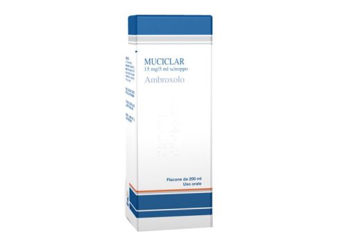 Muciclar 15mg/5ml mucolitico sciroppo 200ml