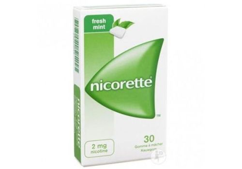 Nicorette nicotina 2mg gusto menta 30 gomme da masticare