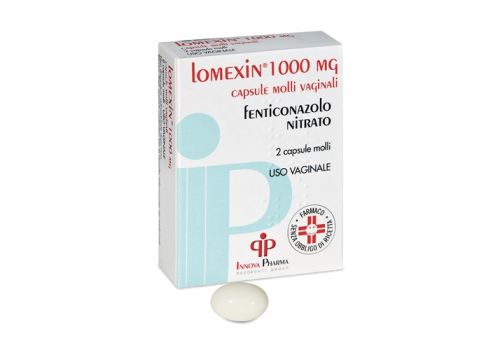 Lomexin 1000mg per il trattamento di infezioni vaginali 2 capsule molli vaginali